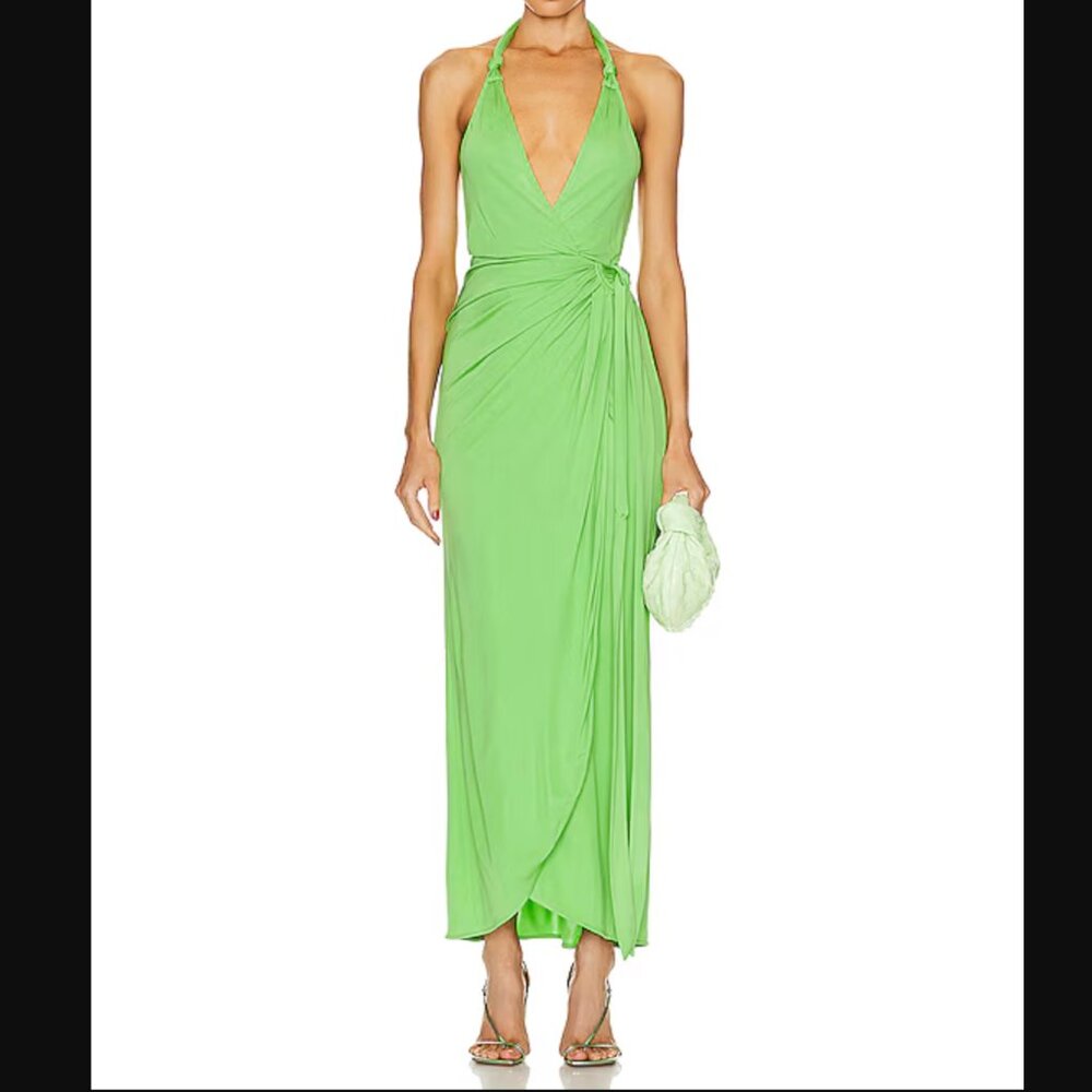 Staud Reagan Dress in Kiwi